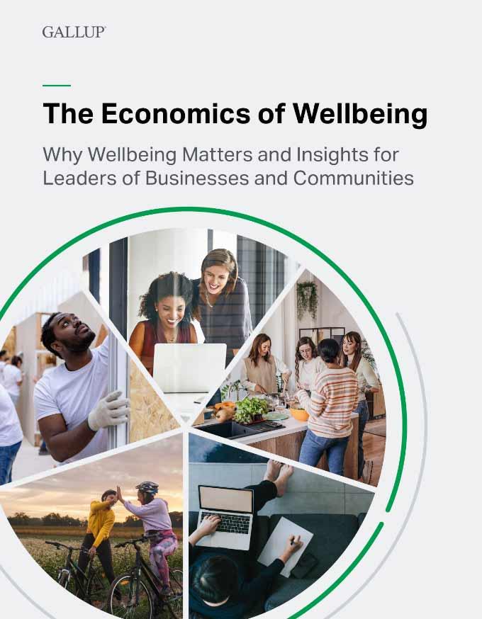 The Economics of Wellbeing report cover